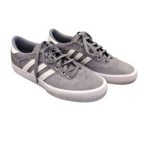 ADIDAS Matchbreak Super Mens Skater Shoes Size 8 - Gray White Casuall Skate